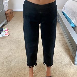 JCrew linen slacks w/ ball hem